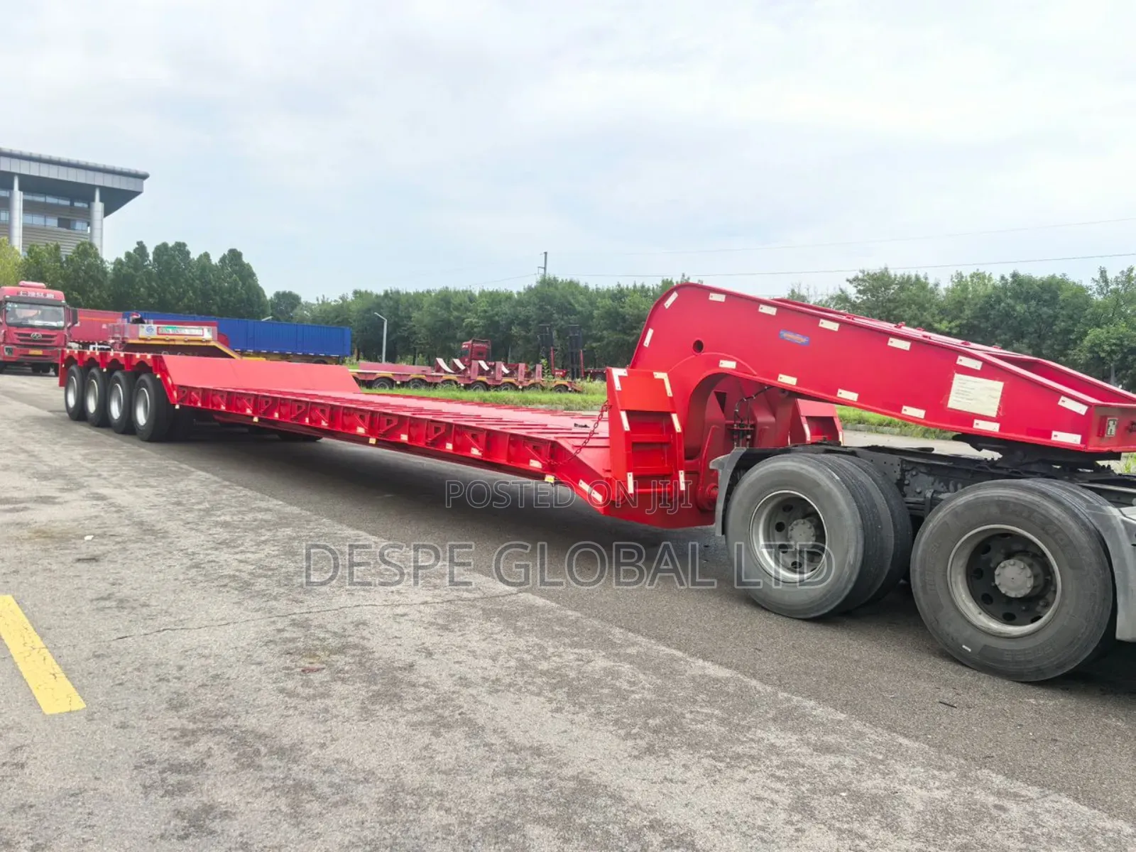 100 Tons Lowbed Frontloader Trailer