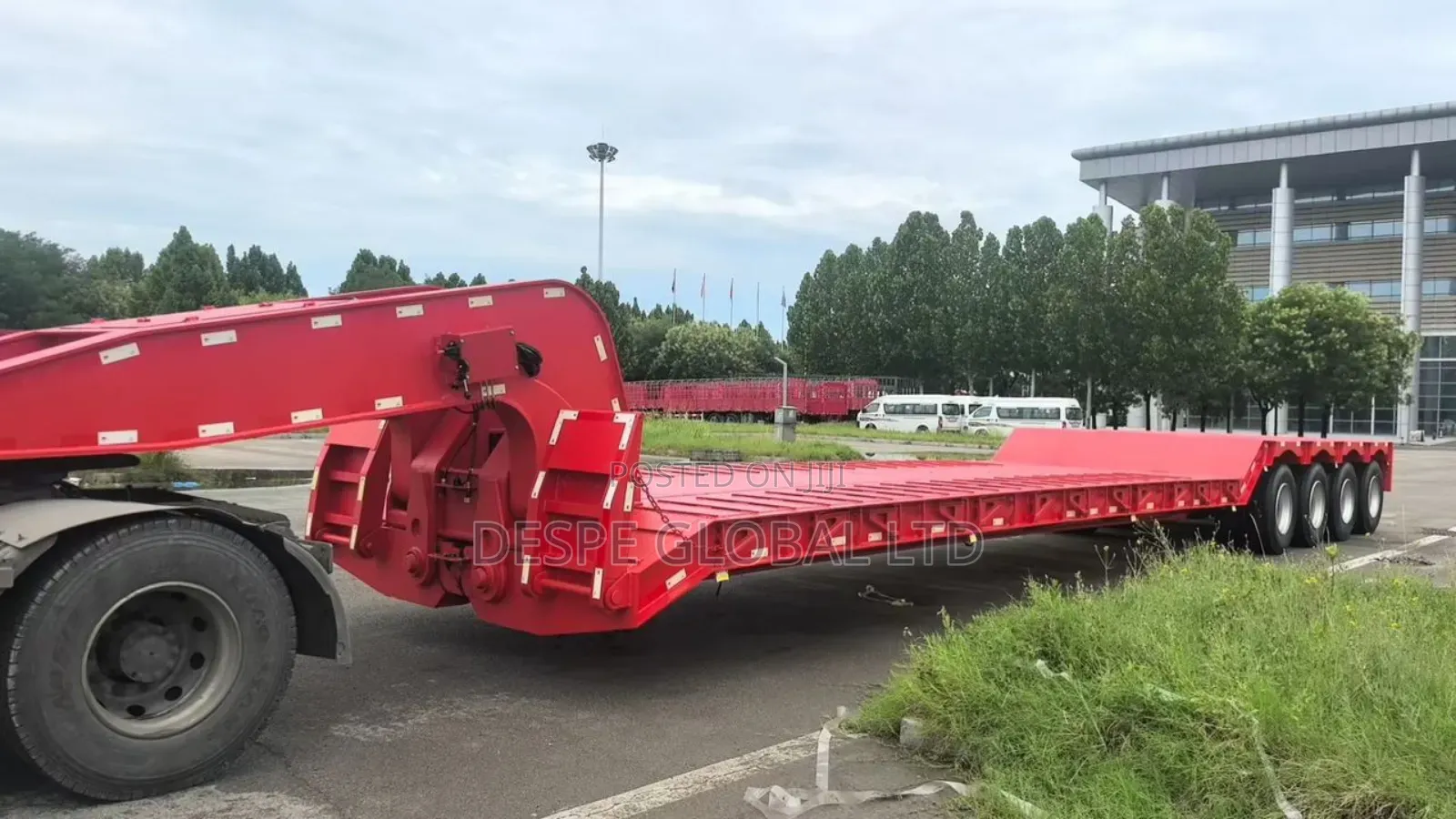 100 Tons Lowbed Frontloader Trailer