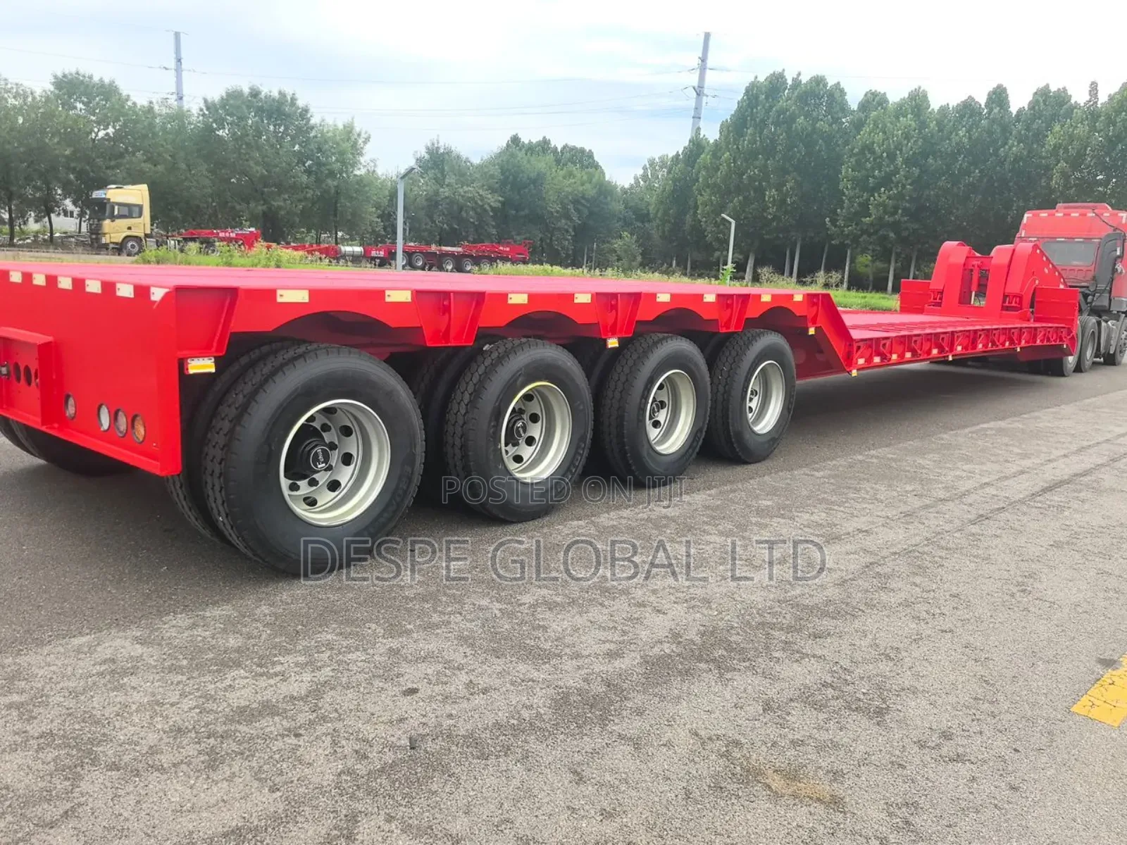 100 Tons Lowbed Frontloader Trailer
