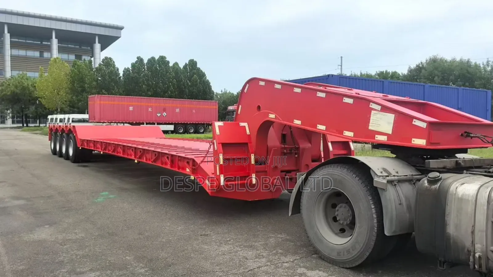 100 Tons Lowbed Frontloader Trailer