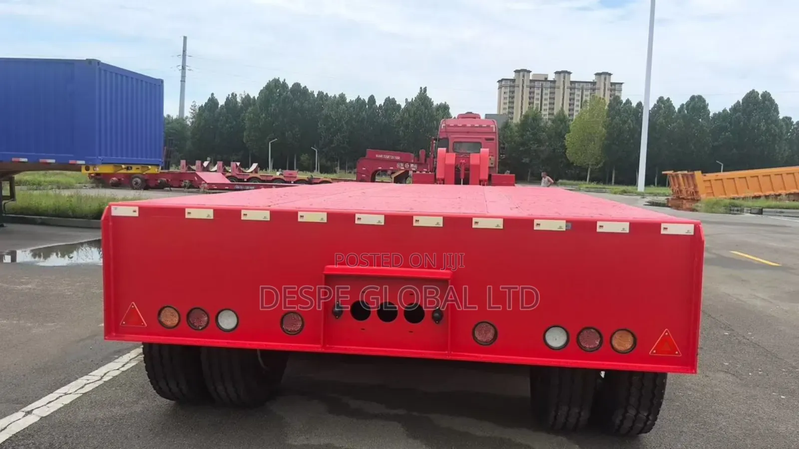 100 Tons Lowbed Frontloader Trailer