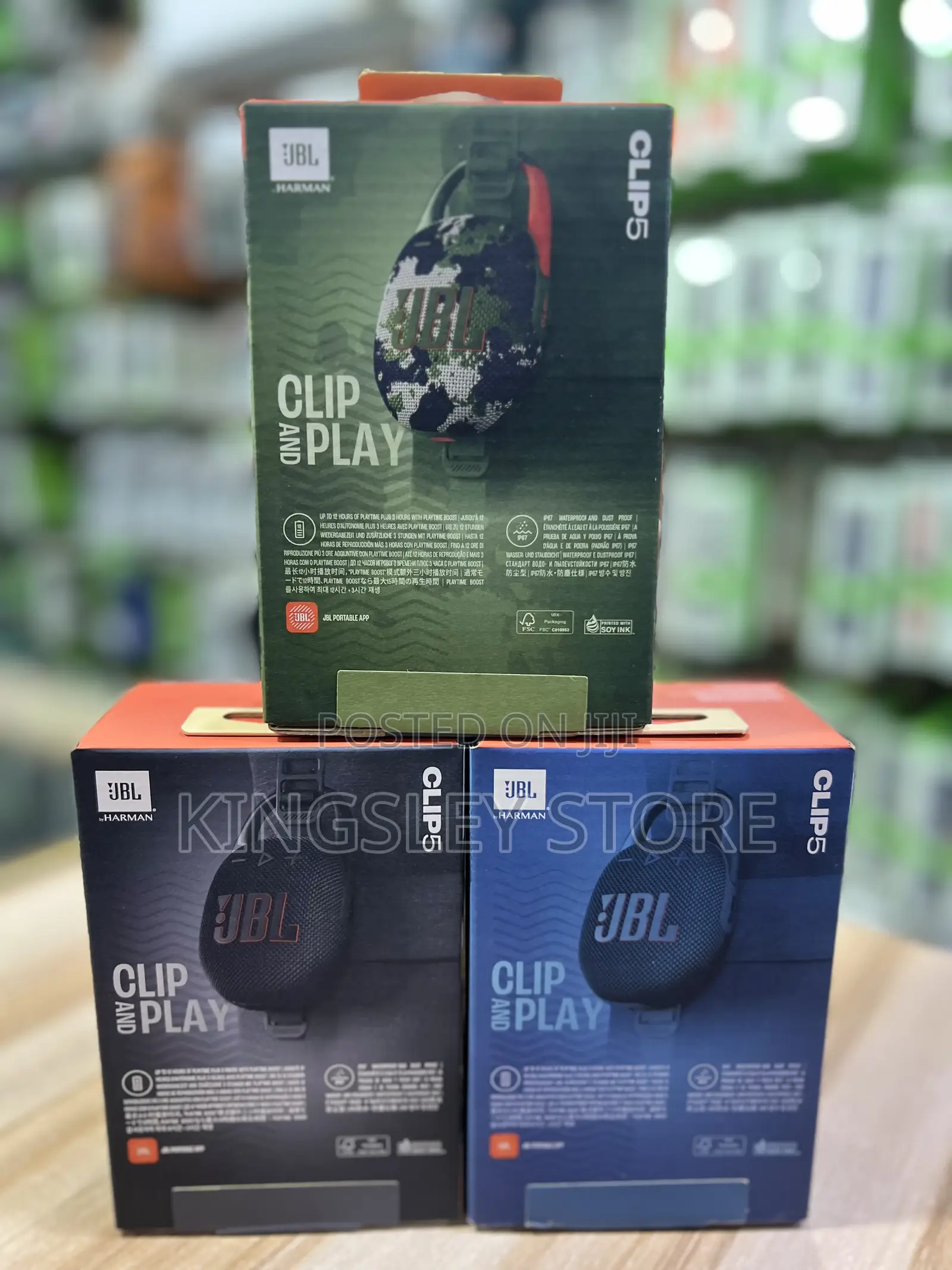 JBL Clip 5 - Ultra-Portable, Waterproof Dustproof Bluetooth Speaker