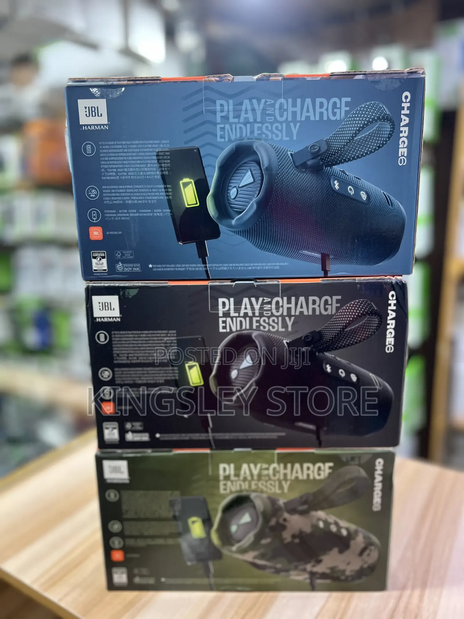 JBL Charge 6 Portable Bluetooth Speaker All Colors