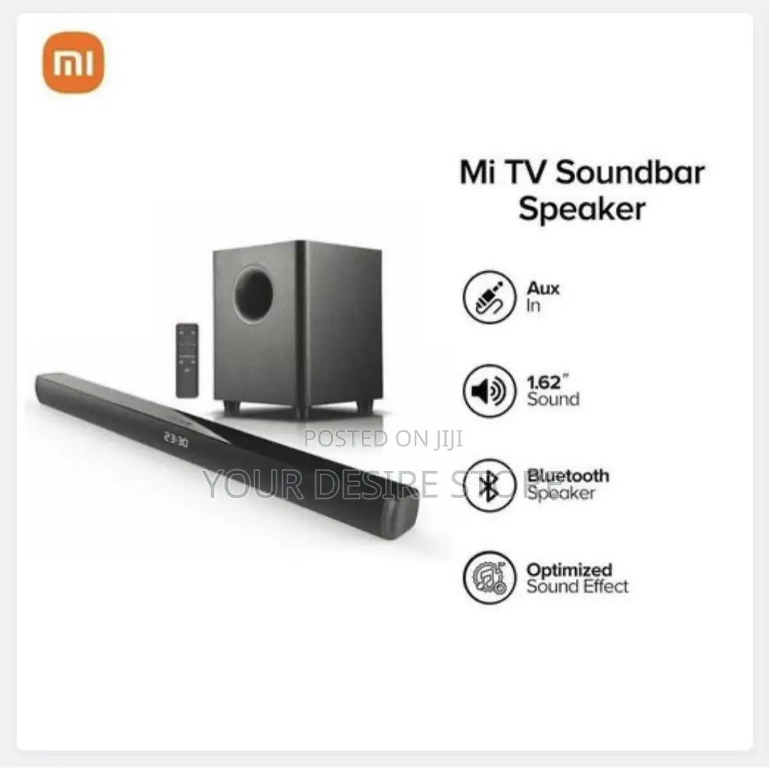 Mi+ Powerful Bluetooth Soundbar With Subwoofer Wireless