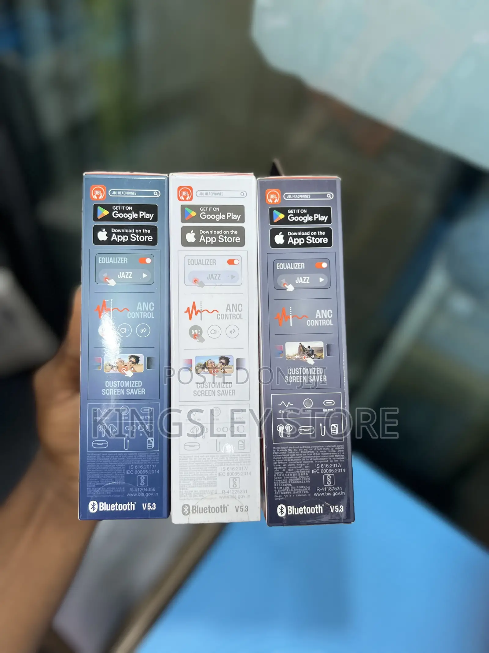 JBL Live Beam 3 - True Wireless Noise-Cancelling Closed-Stick Earbuds