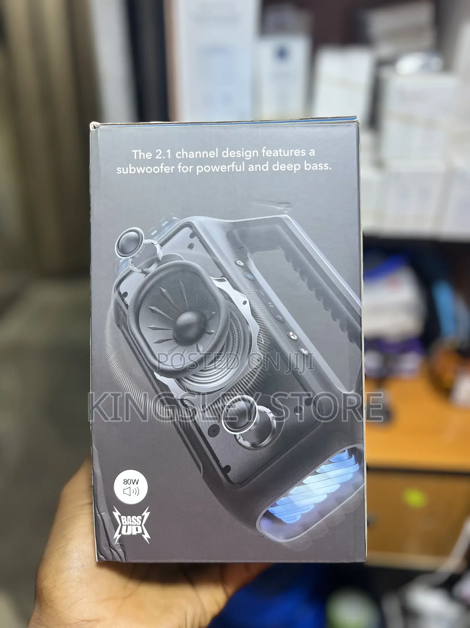Soundcore Boom 2 by Anker, Outdoor Speaker, 80w, Subwoofer, Bassup 2.0