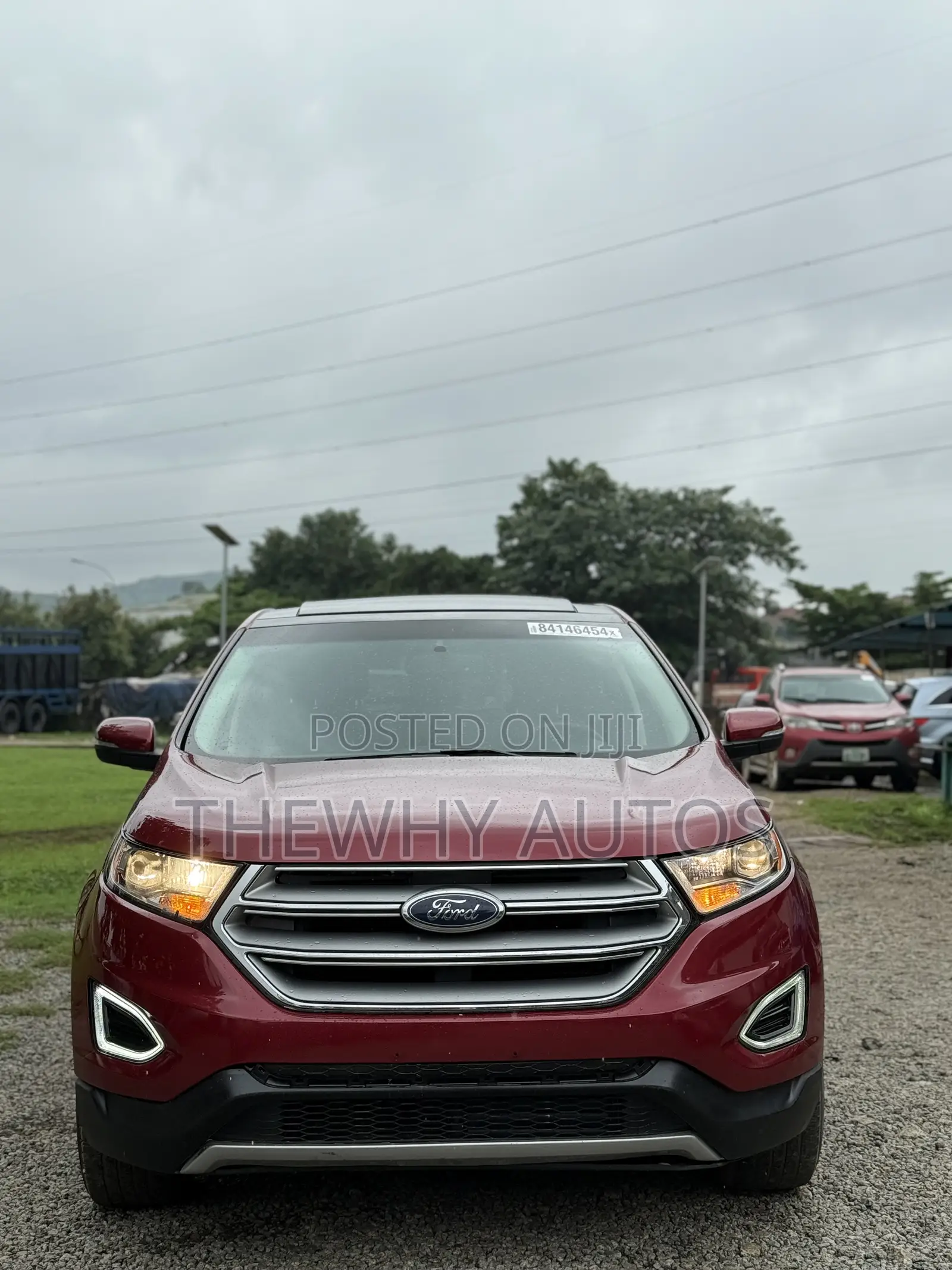 Ford Edge SEL AWD 2018 Burgundy