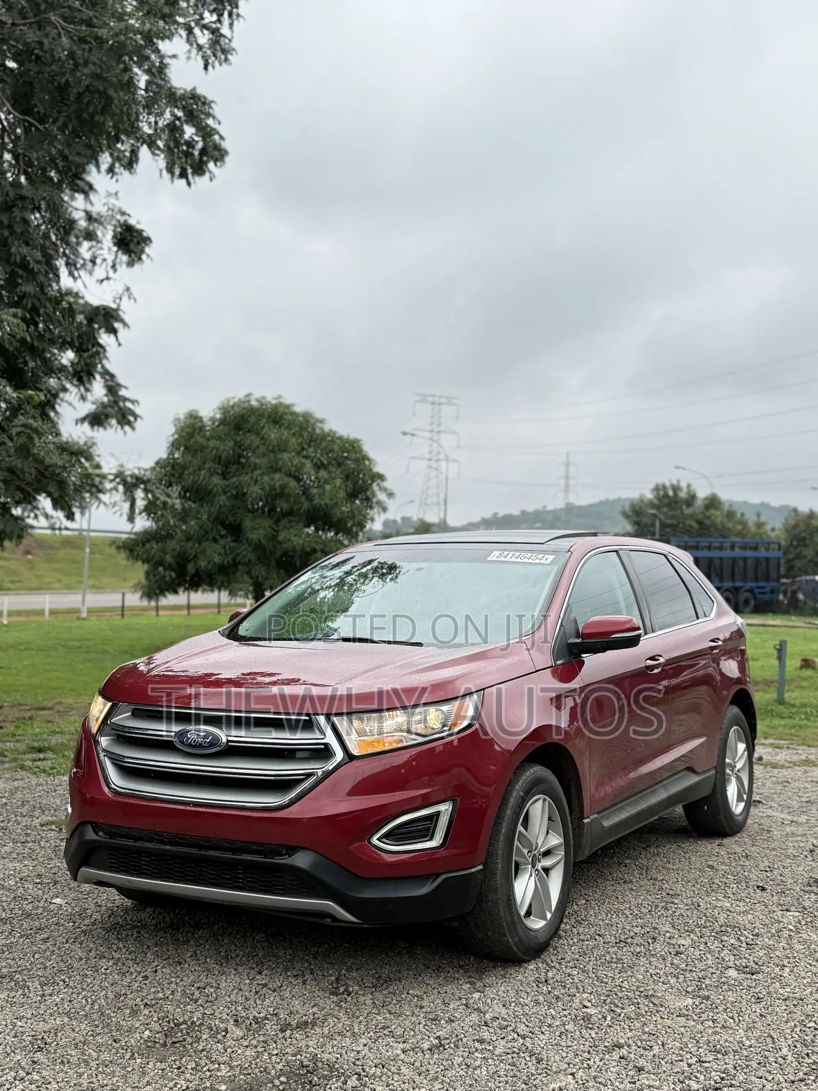 Ford Edge SEL AWD 2018 Burgundy