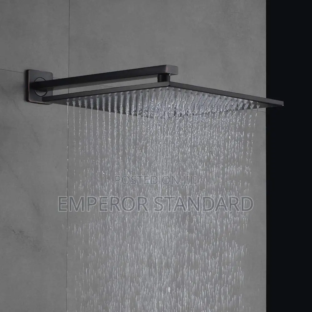 Black Condit Shower Mixer Tap 5 Way Shower