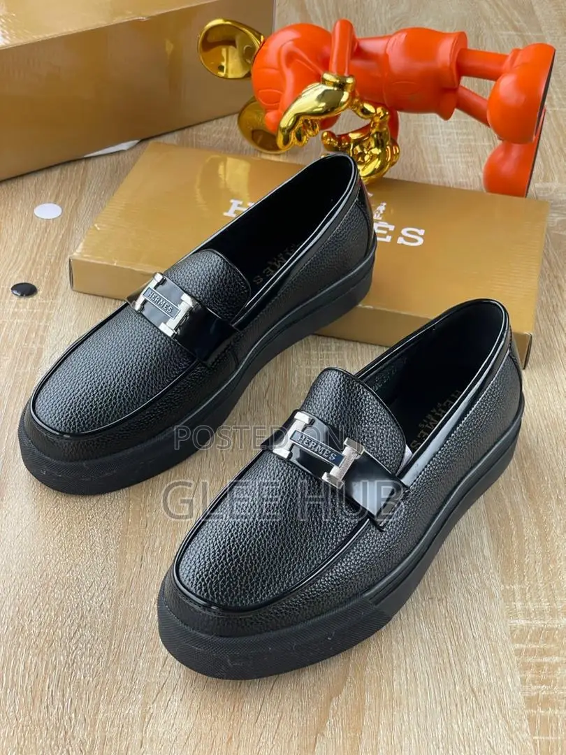 Matte Hermes Loafers