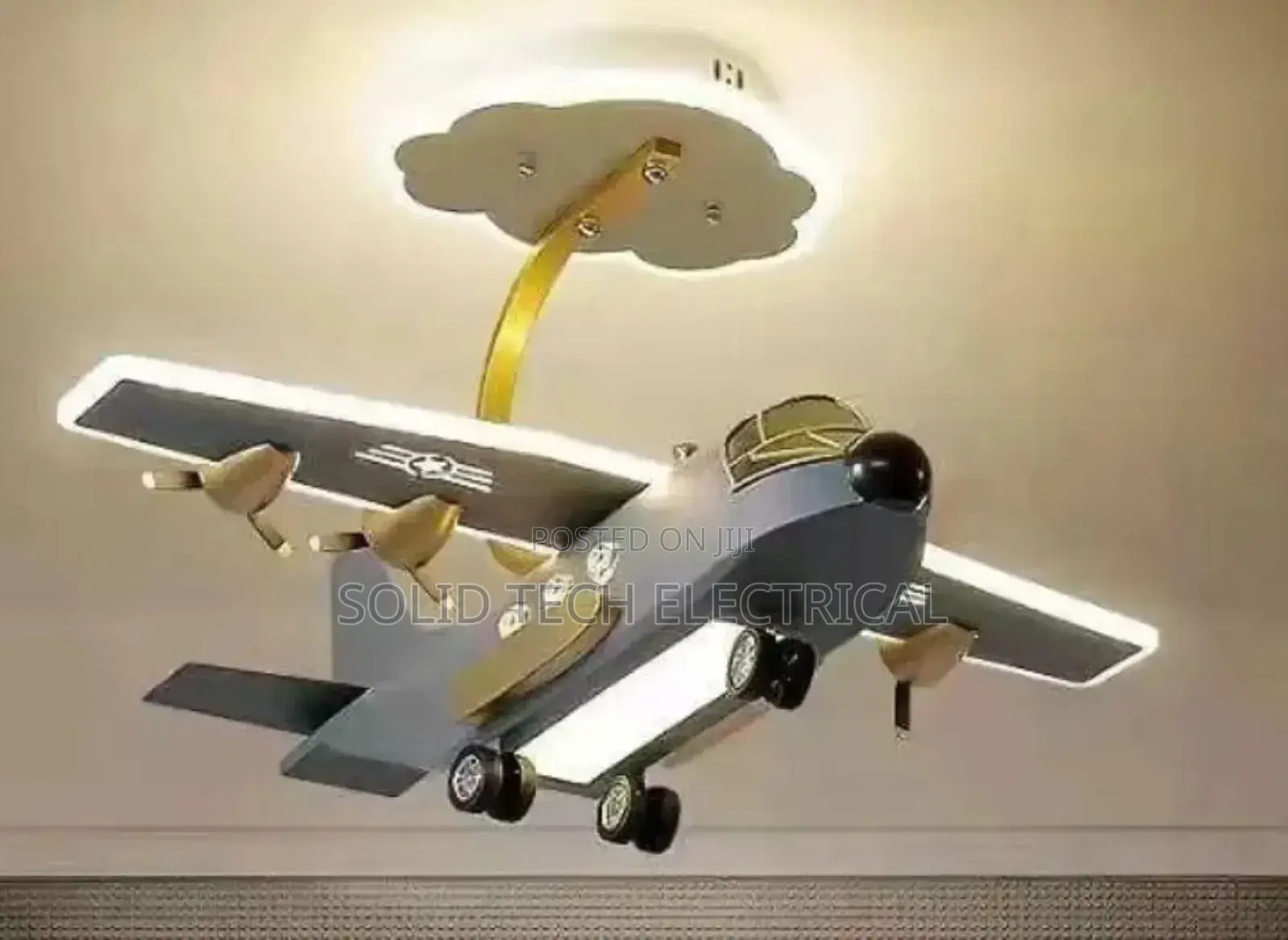 Unique Helicopter Design Chandelier With Fans