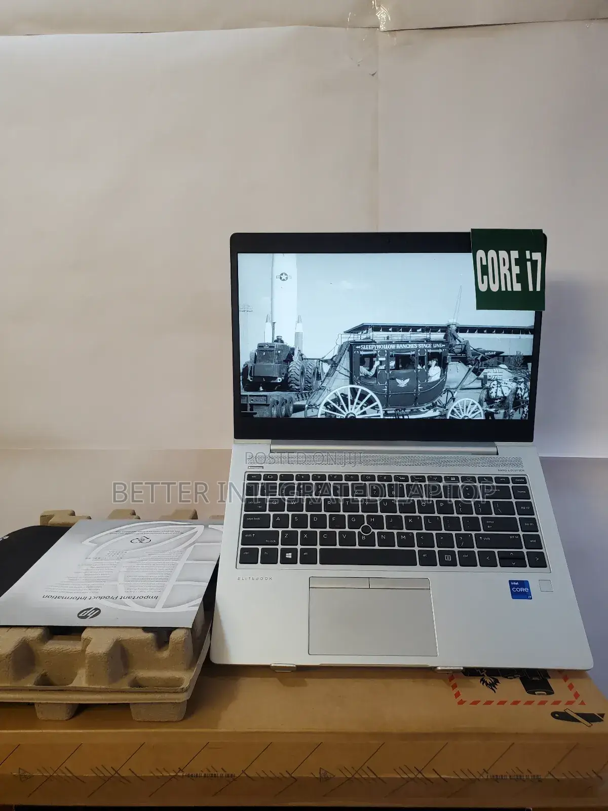 New Laptop HP EliteBook 755 G5 16GB Intel Core I7 SSD 256GB