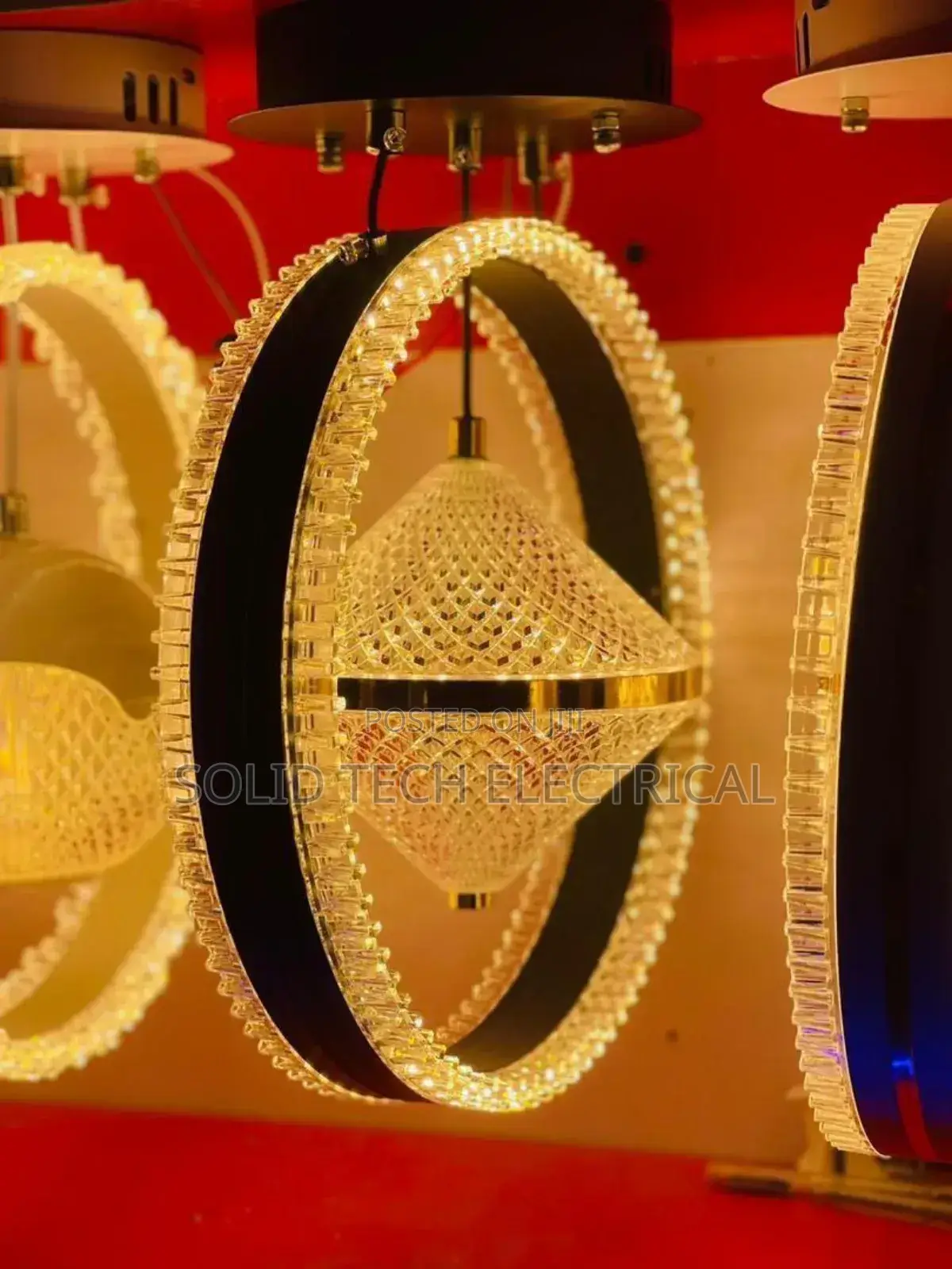 Simple Pendant Chandeliers Warmwhite and Blue
