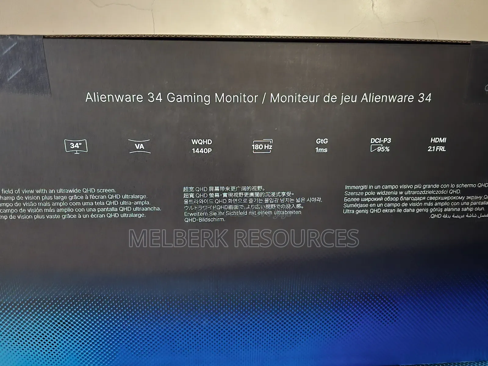 2025 Alienware 34 Curved Gaming Monitor – Aw3425dwm
