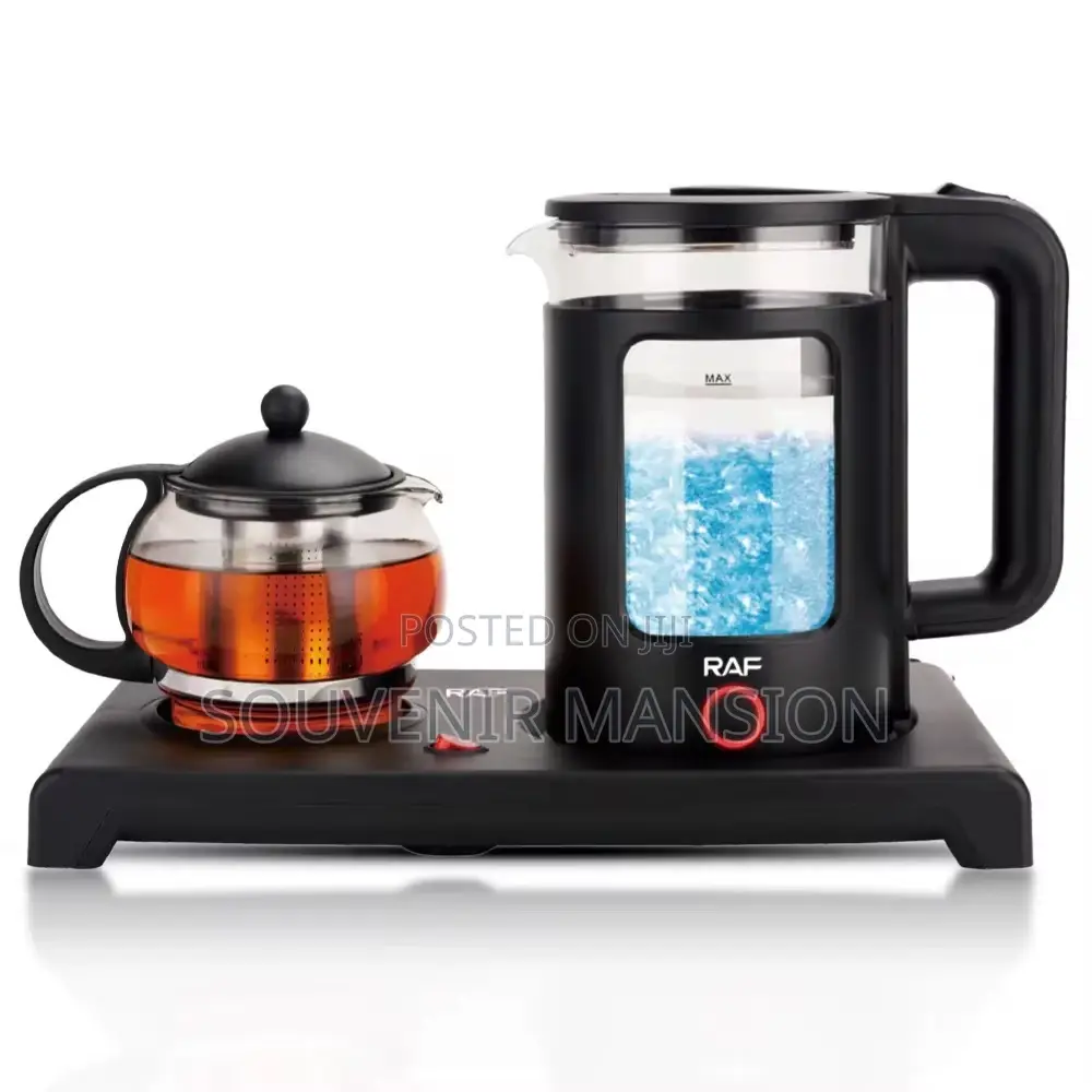 Raf Glass Teapot and Glass Kettle