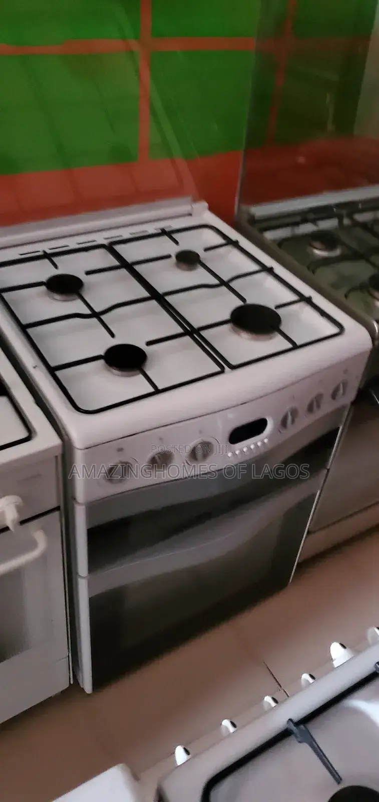 Standard 60by60 Cm 4 Burners Gas Cooker With Gas Oven and Grill