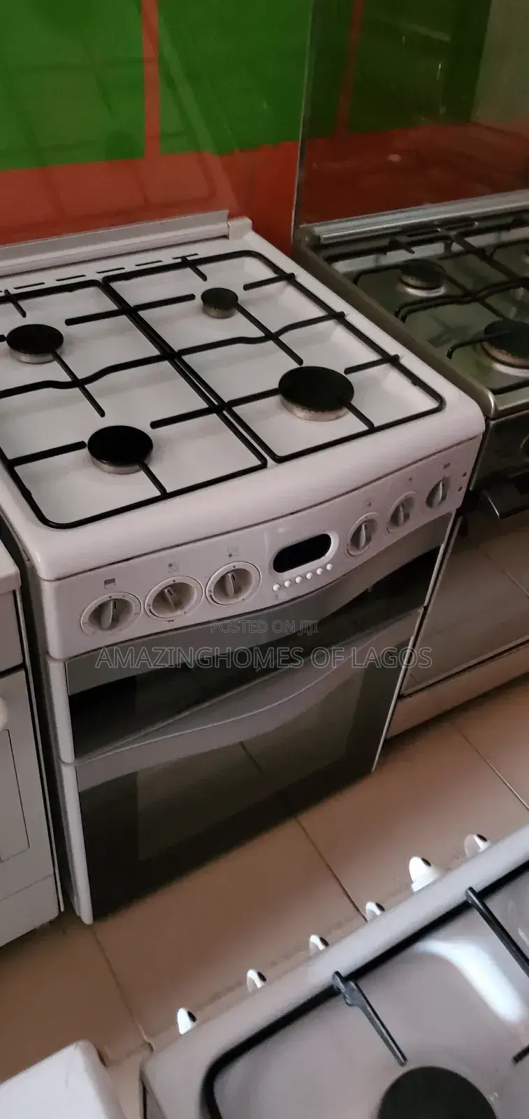 Standard 60by60 Cm 4 Burners Gas Cooker With Gas Oven and Grill