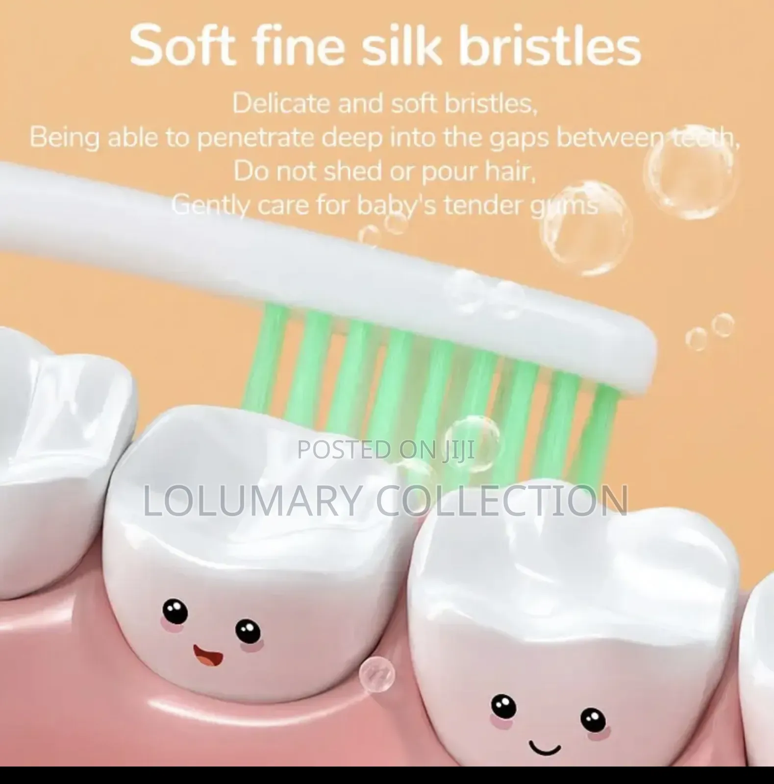 4pcs Kids Toothbrush Set – Cute Cartoon Design Ultra-Soft Bristles