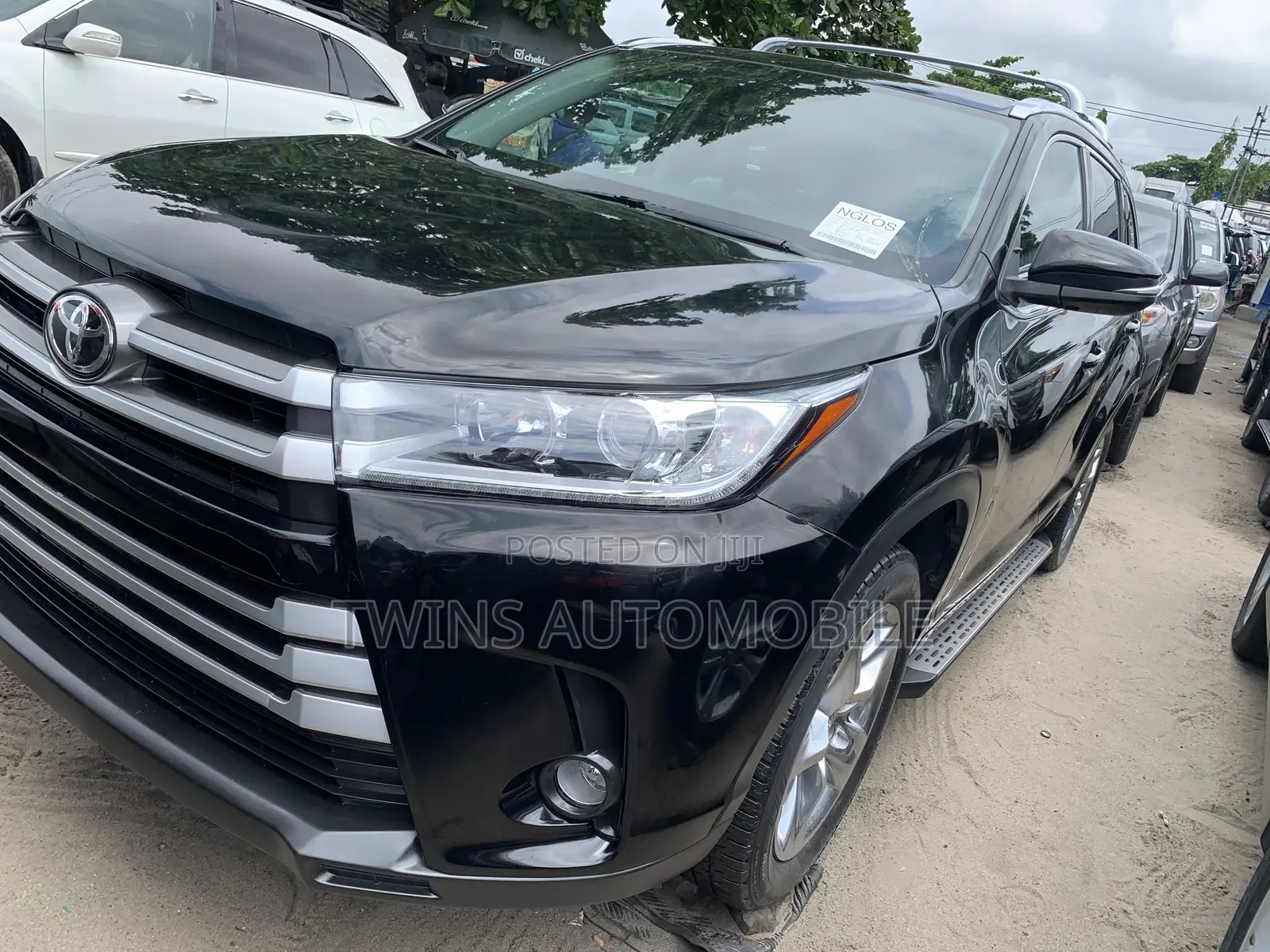 Toyota Highlander Limited V6 4x4 (3.5L 6cyl 6A) 2016 Black