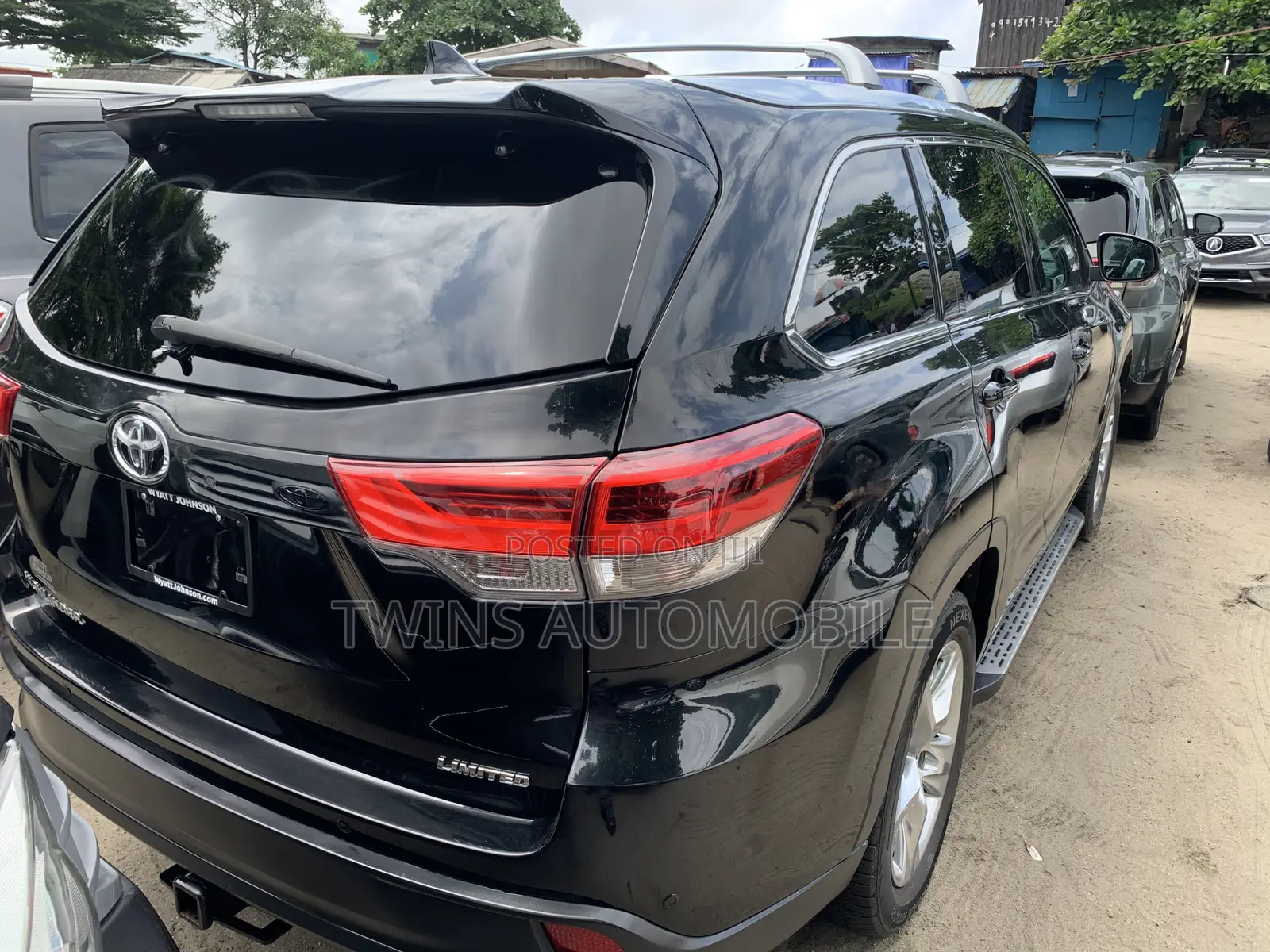 Toyota Highlander Limited V6 4x4 (3.5L 6cyl 6A) 2016 Black