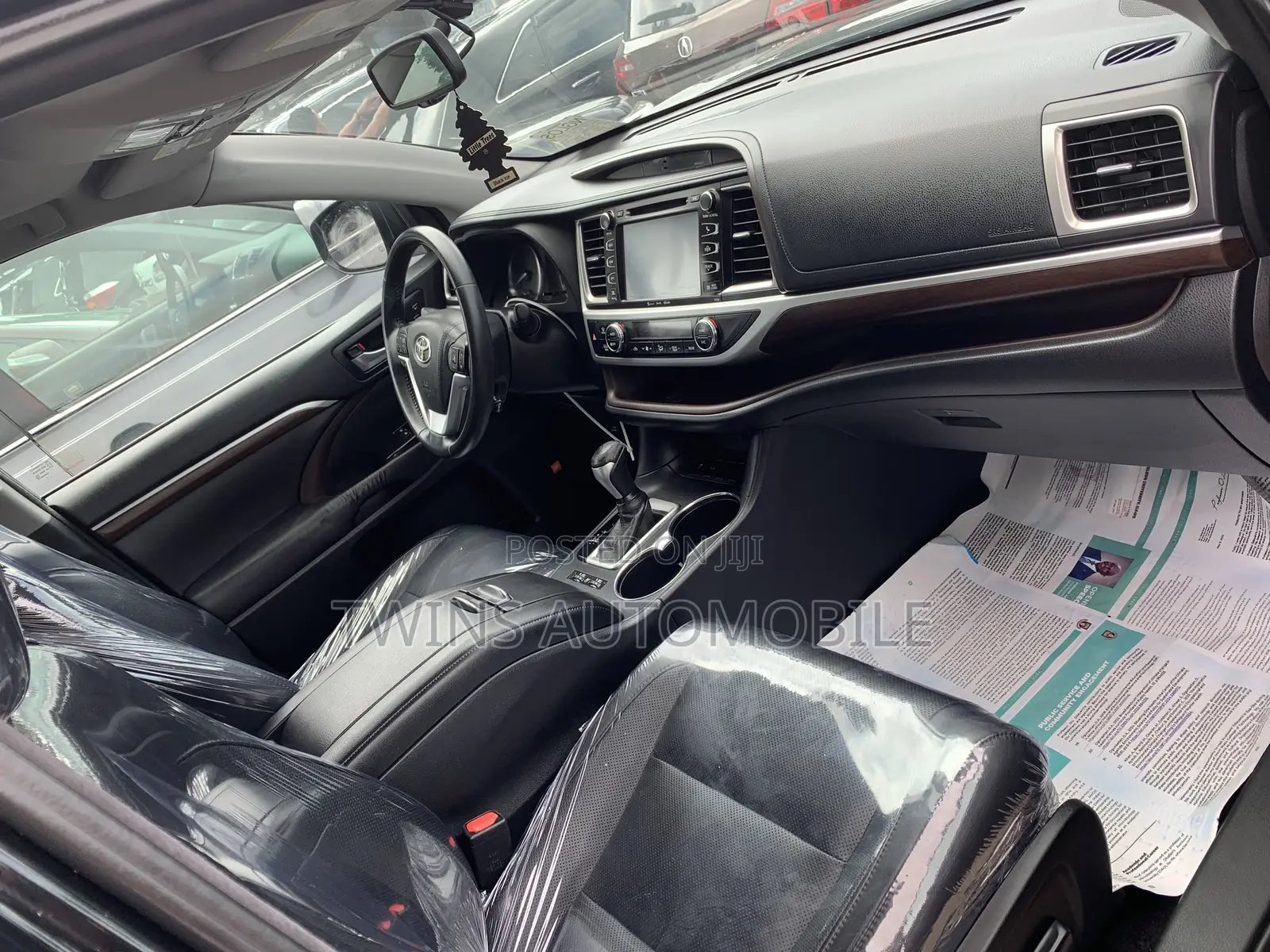 Toyota Highlander Limited V6 4x4 (3.5L 6cyl 6A) 2016 Black
