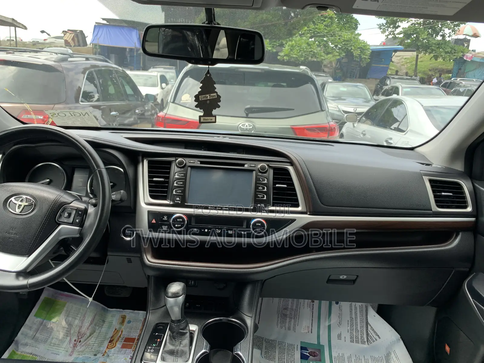 Toyota Highlander Limited V6 4x4 (3.5L 6cyl 6A) 2016 Black