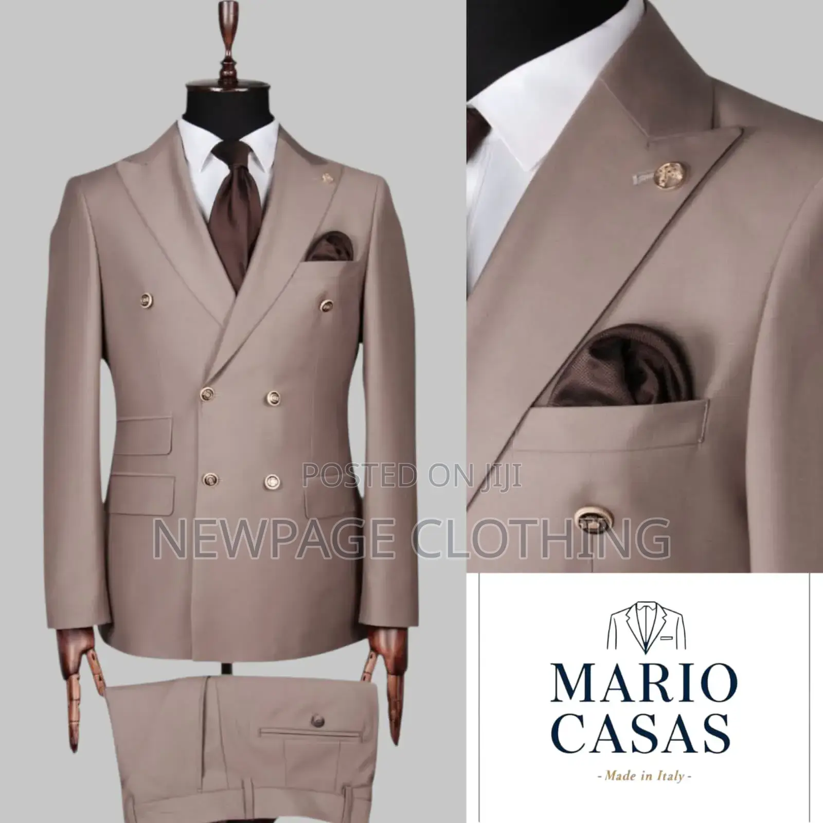 Smart-Casual Double Breasted Suit – Ideal for All Events.