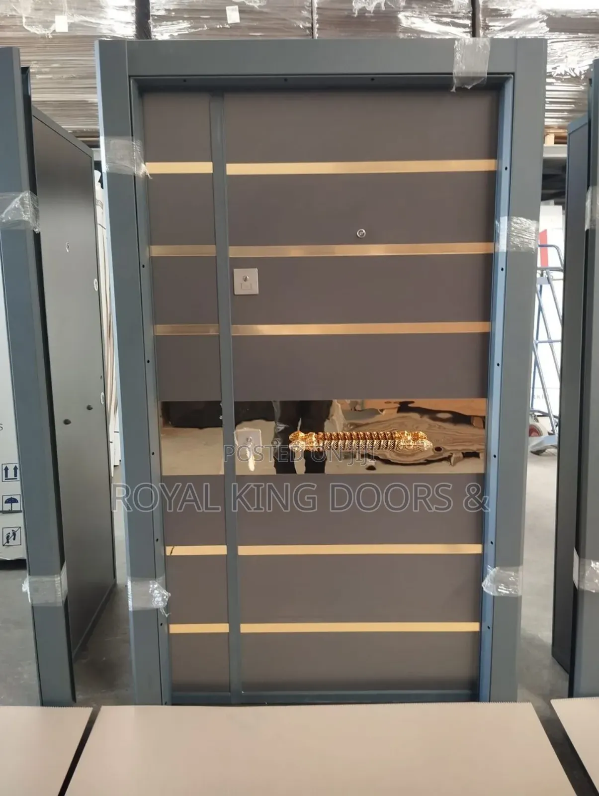 Gray Turkey Luxury Entrance Security Door