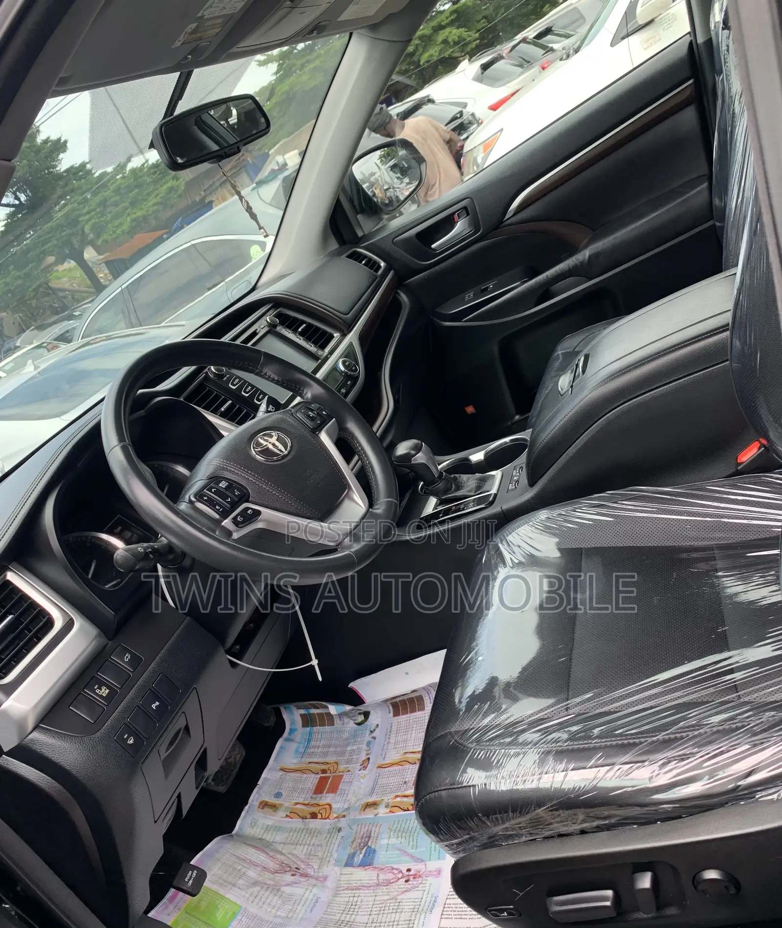 Toyota Highlander Limited V6 4x4 (3.5L 6cyl 6A) 2016 Black