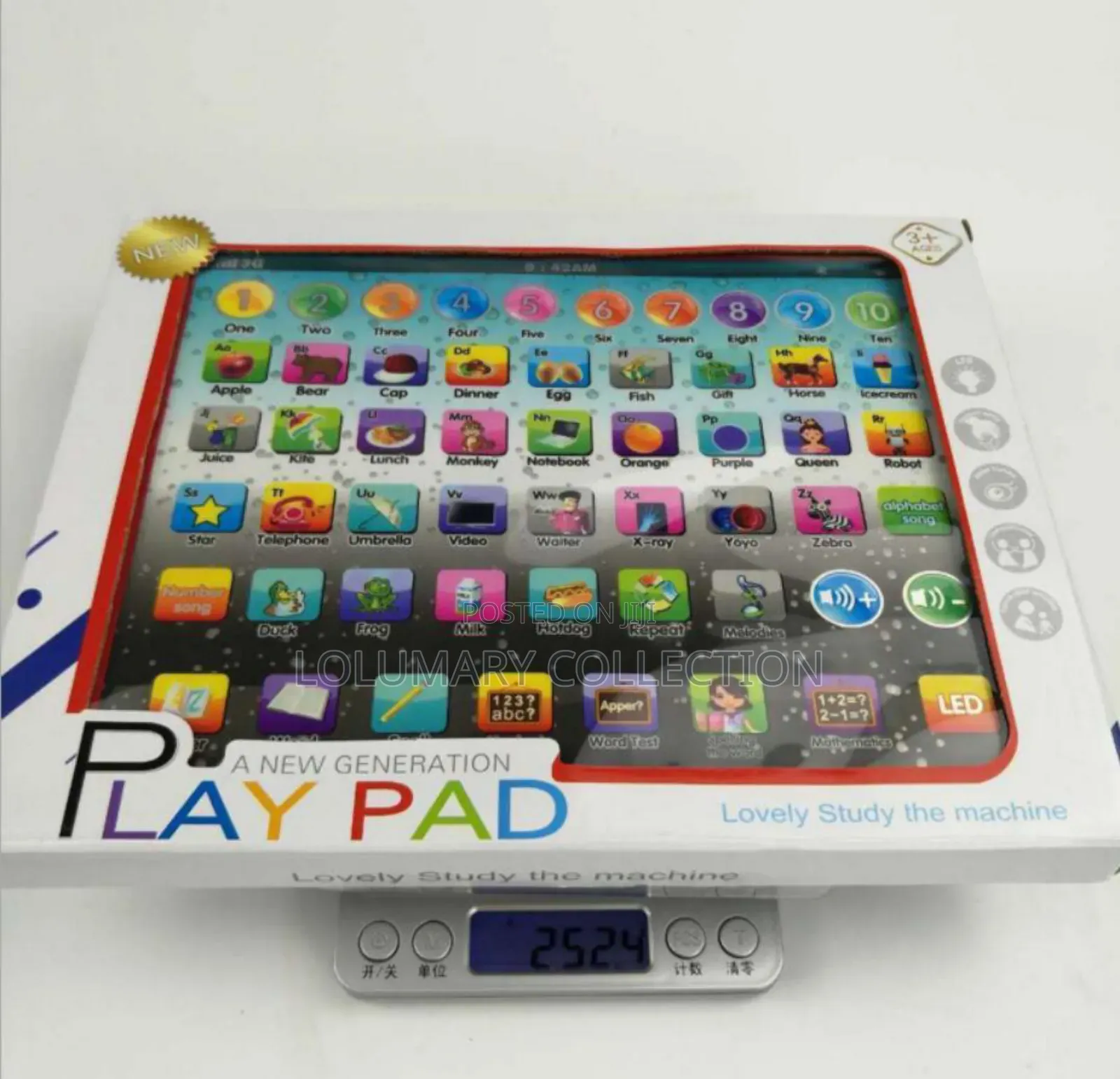 Kids Learning Playpad Tablet – Battery Powered Educational Toy
