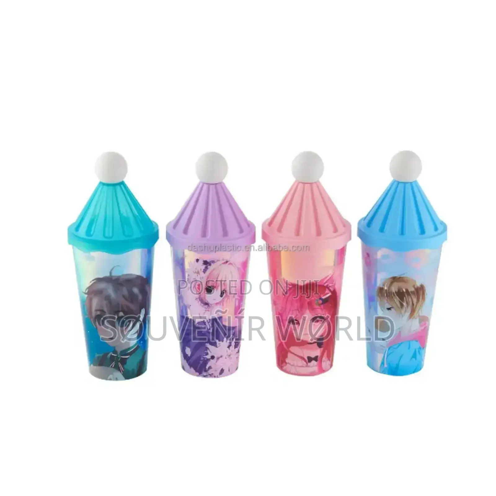 Children's Water Bottle Cup And Straw