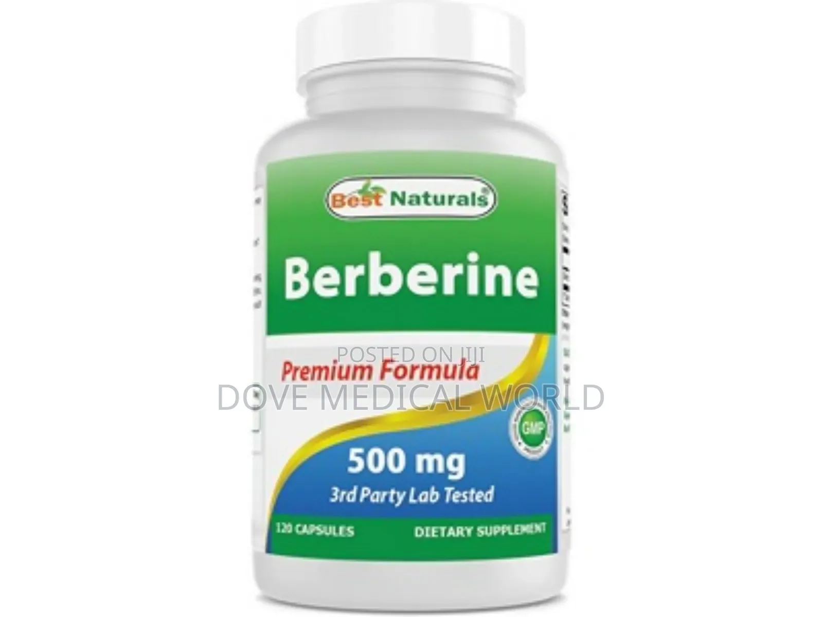 Berberine 500mg, 120 Capsules
