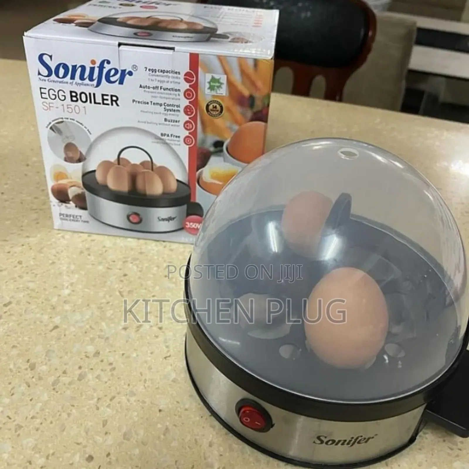 Sonifer Egg Boiler, Model Sf-1501.