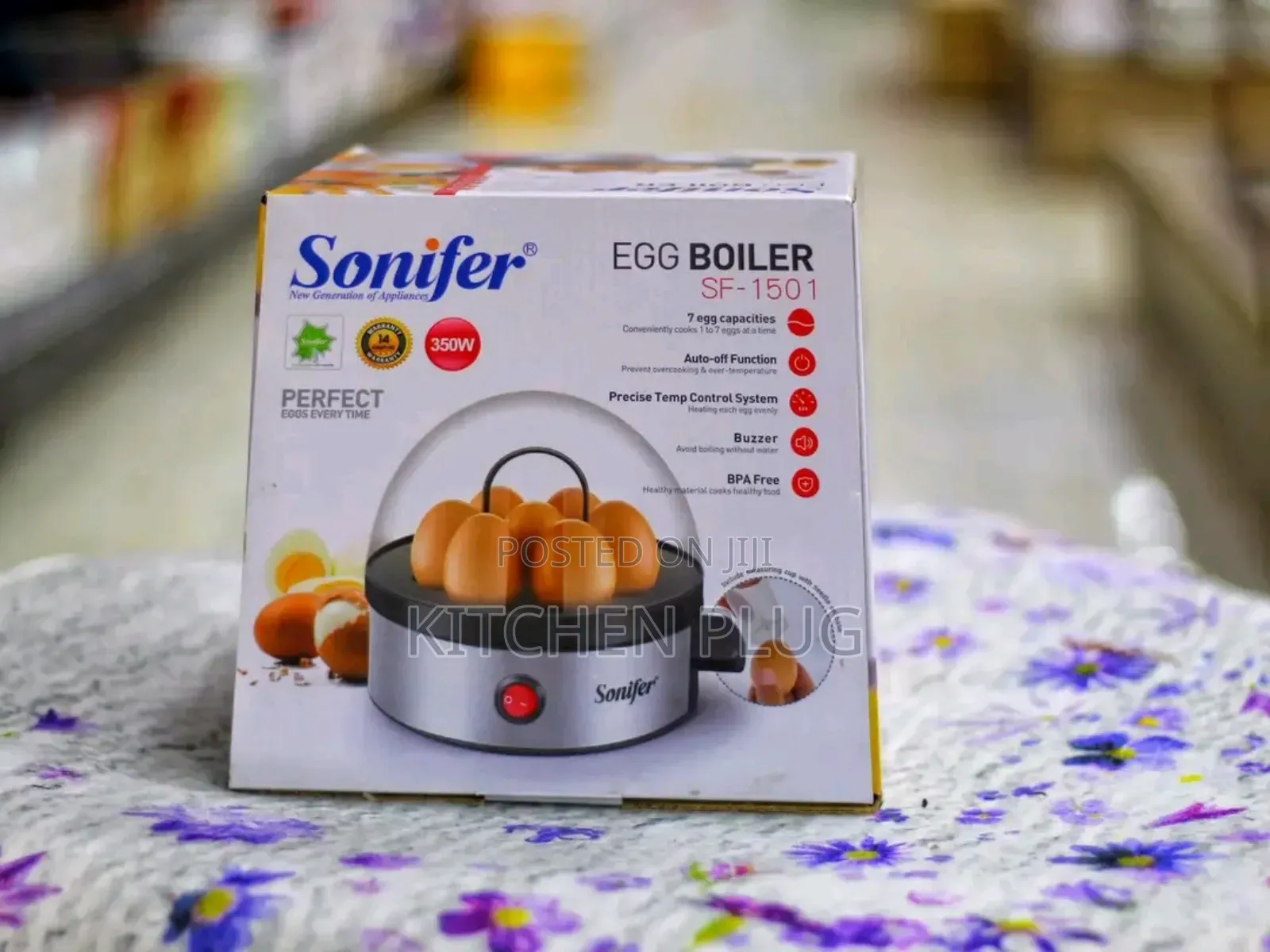Sonifer Egg Boiler, Model Sf-1501.