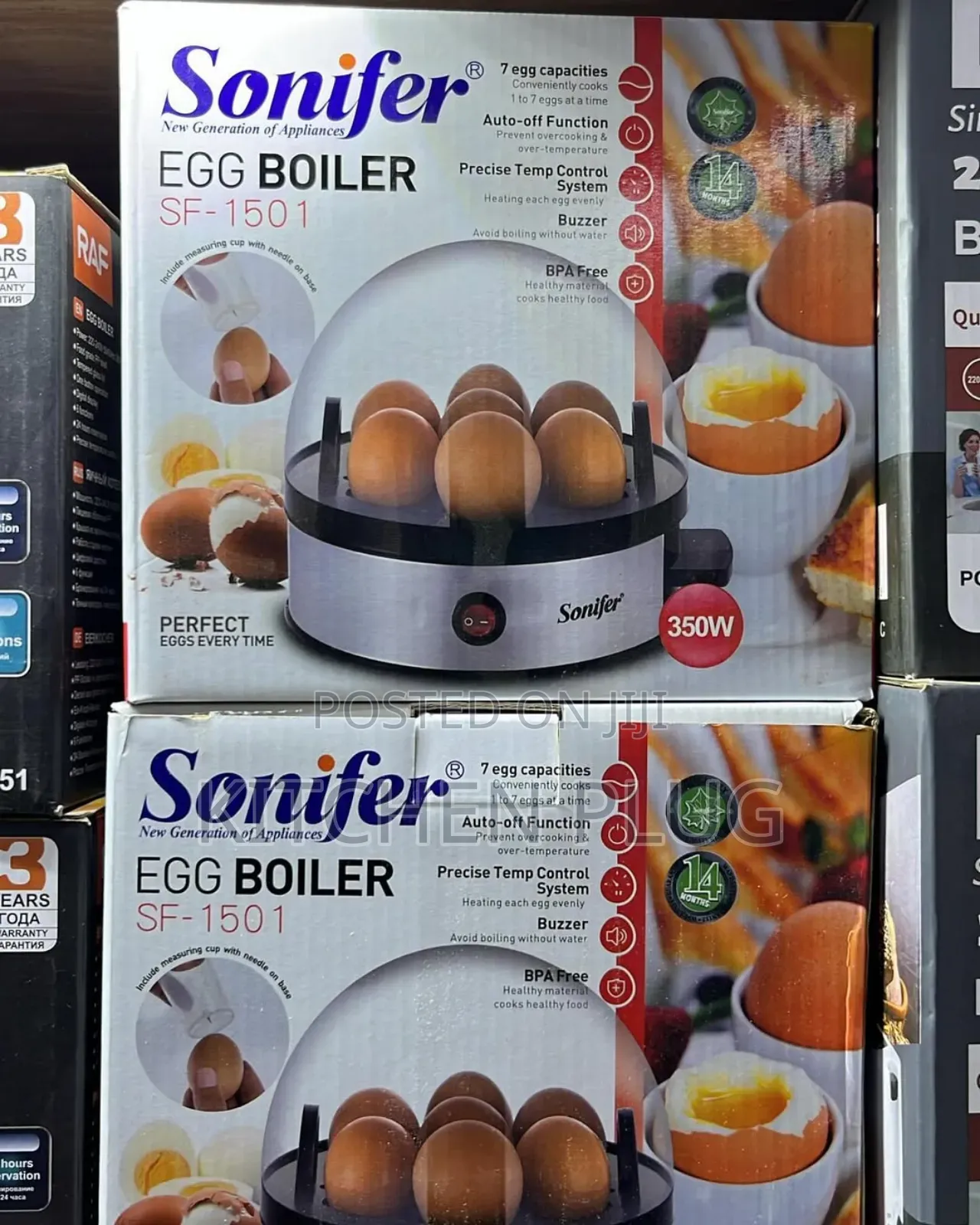 Sonifer Egg Boiler, Model Sf-1501.