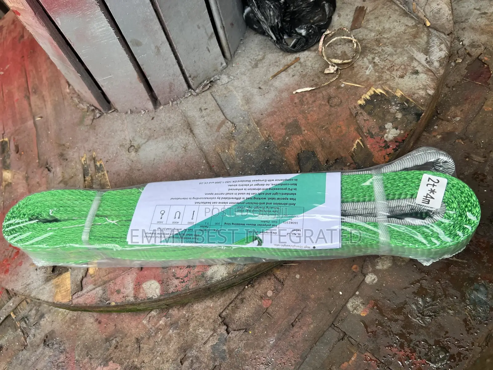 2 Tons by 4 Meters Lifting Sling Belt