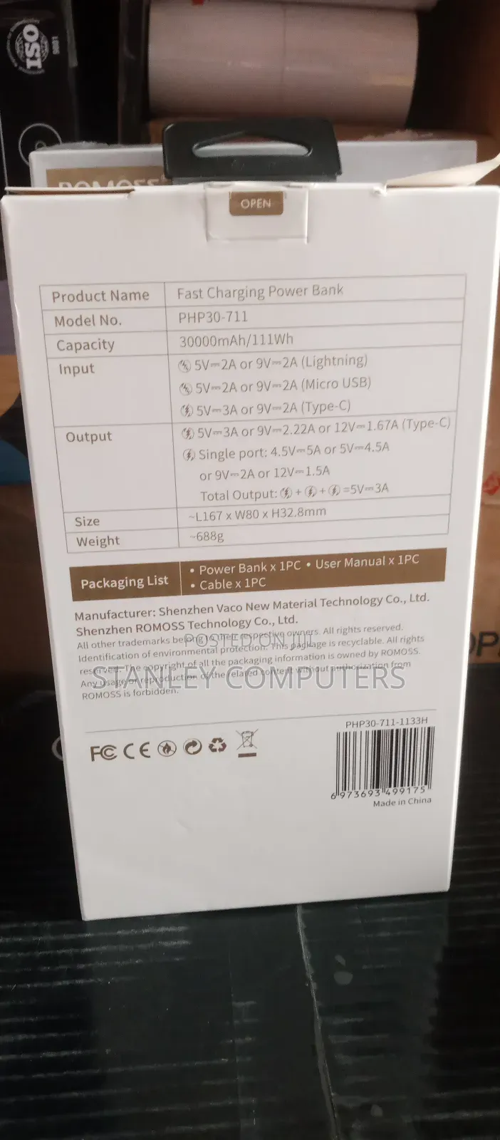 Romoss 30000 Power Bank