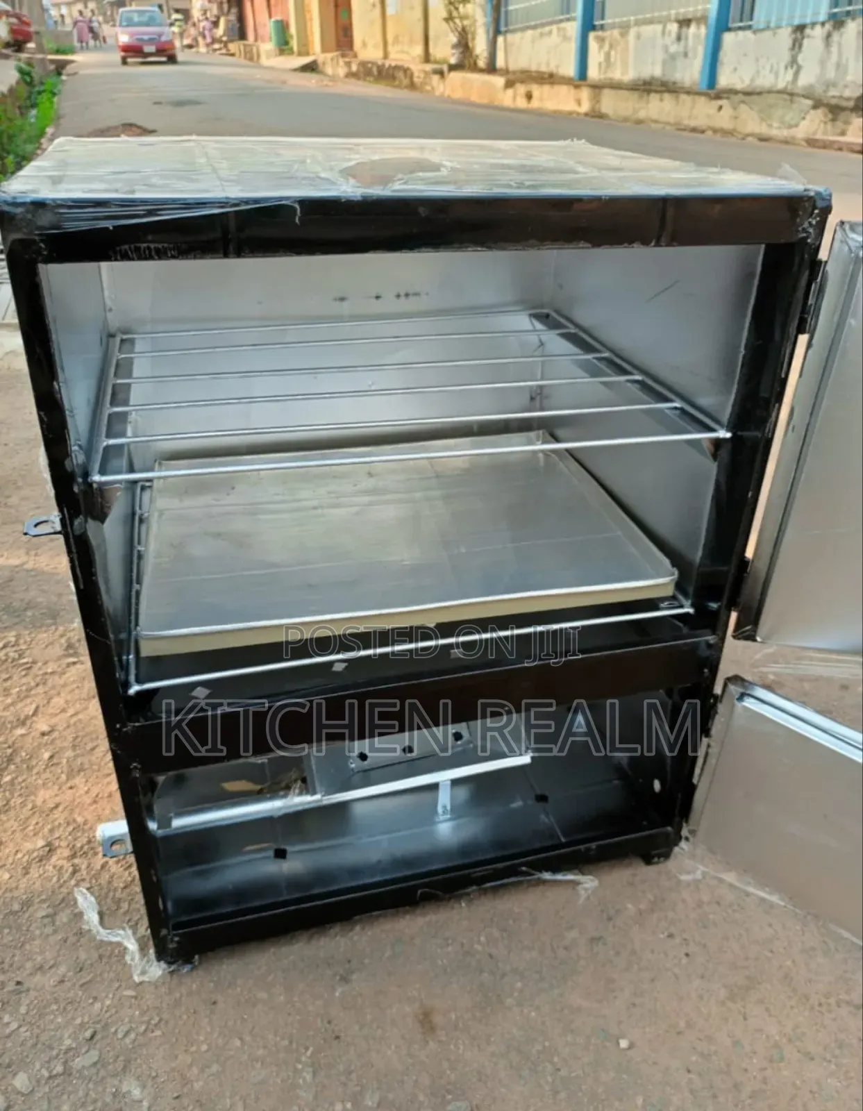 2 Steps Double-Padded Oven With Glass (Uses Electric , Gas, Charcoal