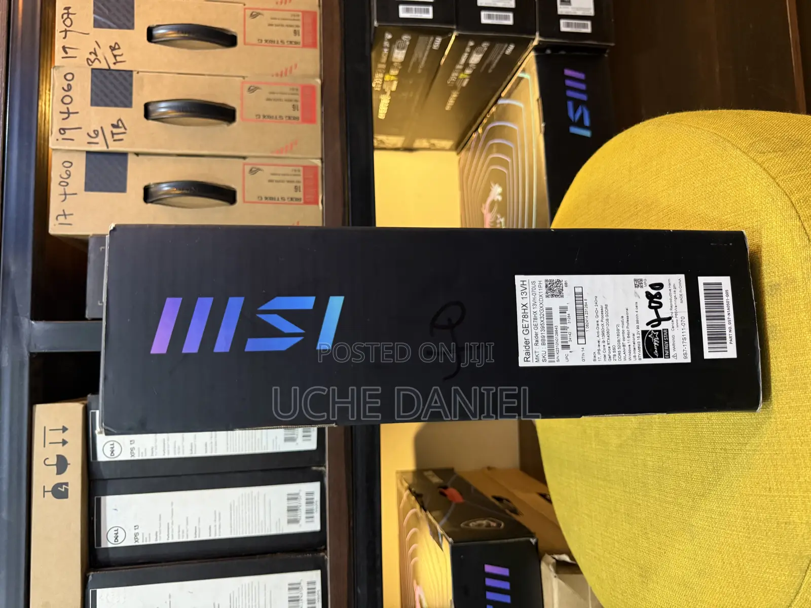 New Laptop MSI Raider GE78HX 32GB Intel Core I9 SSD 2T