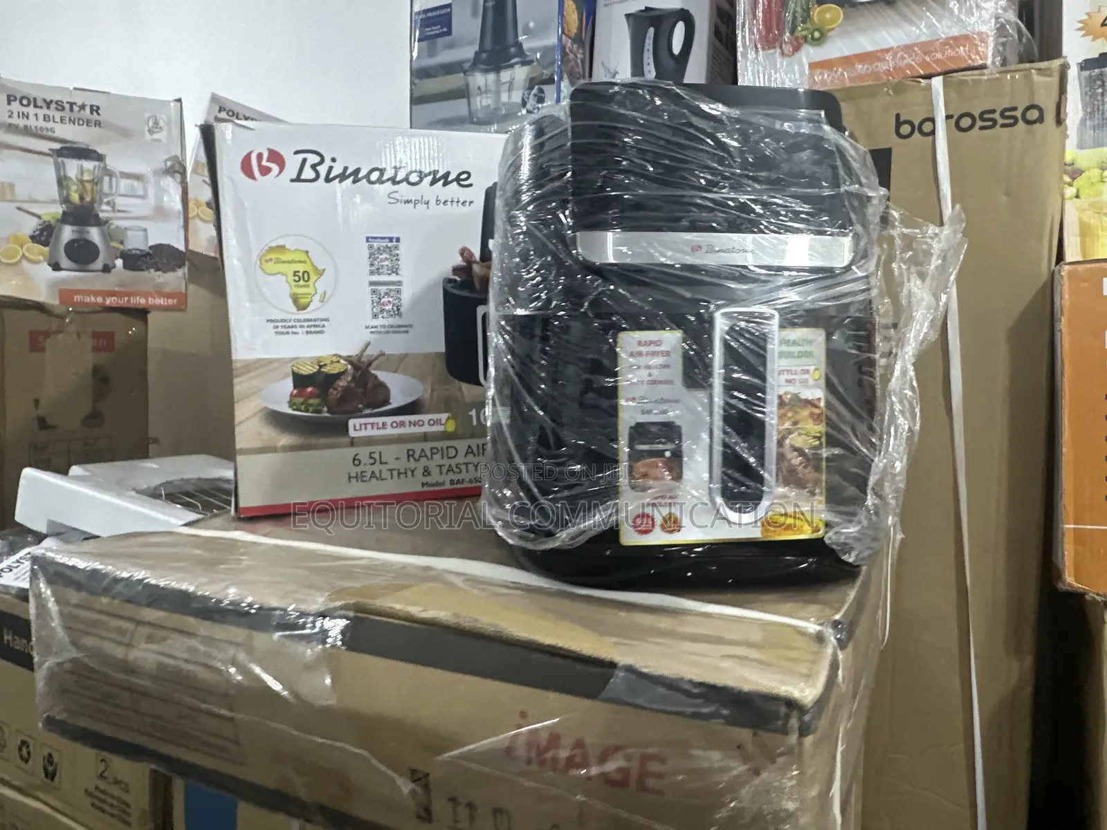 Binatone Oil-Free Air Fryer – Large 6.5l Basket