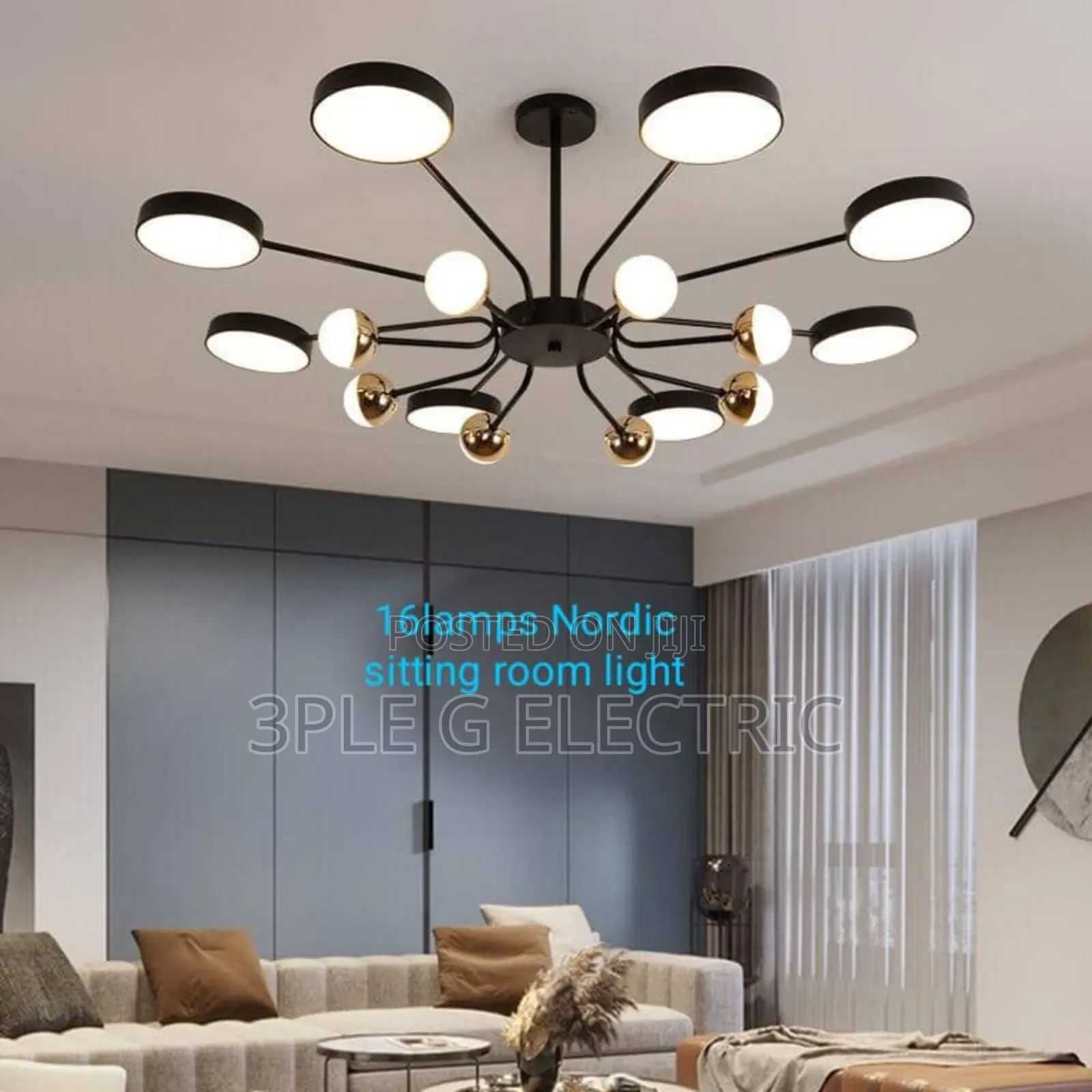 16 Lamps Nordic Led Chandelier