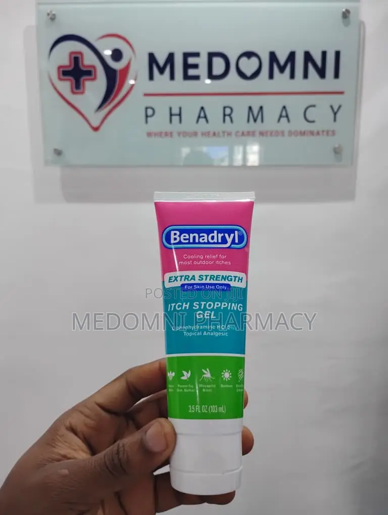 Benadryl Extra Strength Anti Itch Relief Gel 3.5 Fl Oz