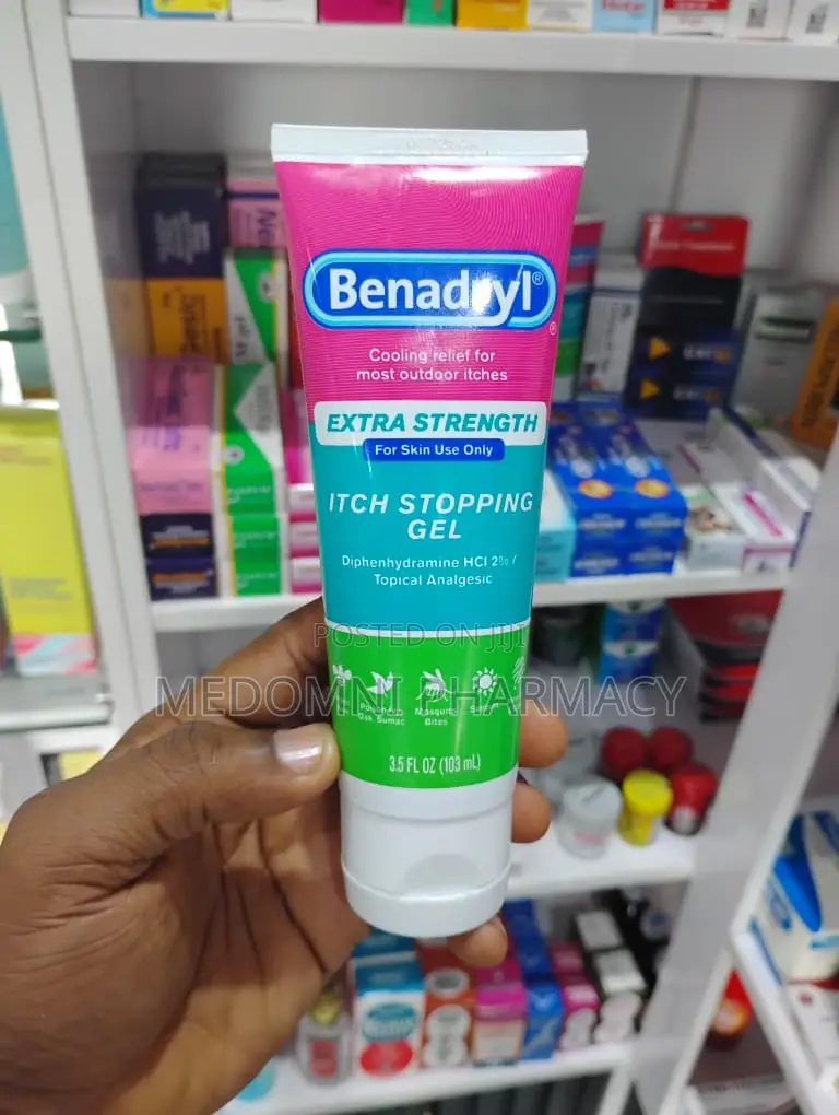Benadryl Extra Strength Anti Itch Relief Gel 3.5 Fl Oz