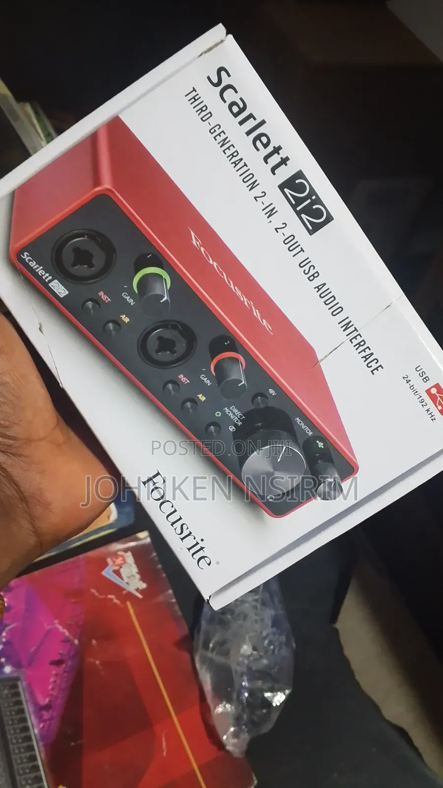Professional Studio Scarlett 2!2 Soundcard