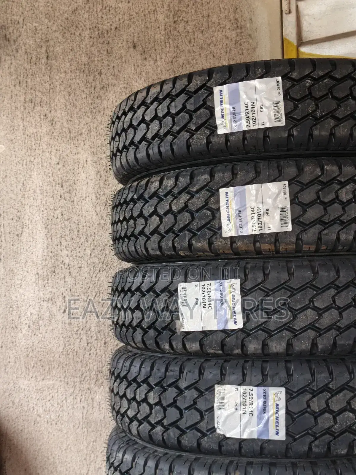 7.50r14c Michelin or Any Kinds of Tyres Available
