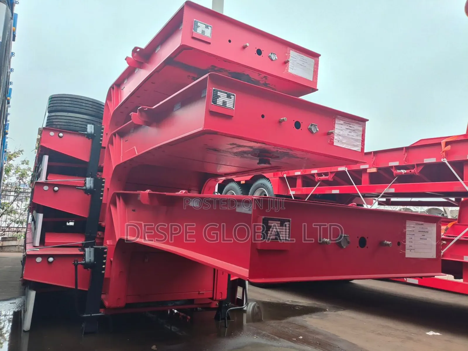 80tons Brand New Backloader Lowbed Trailer