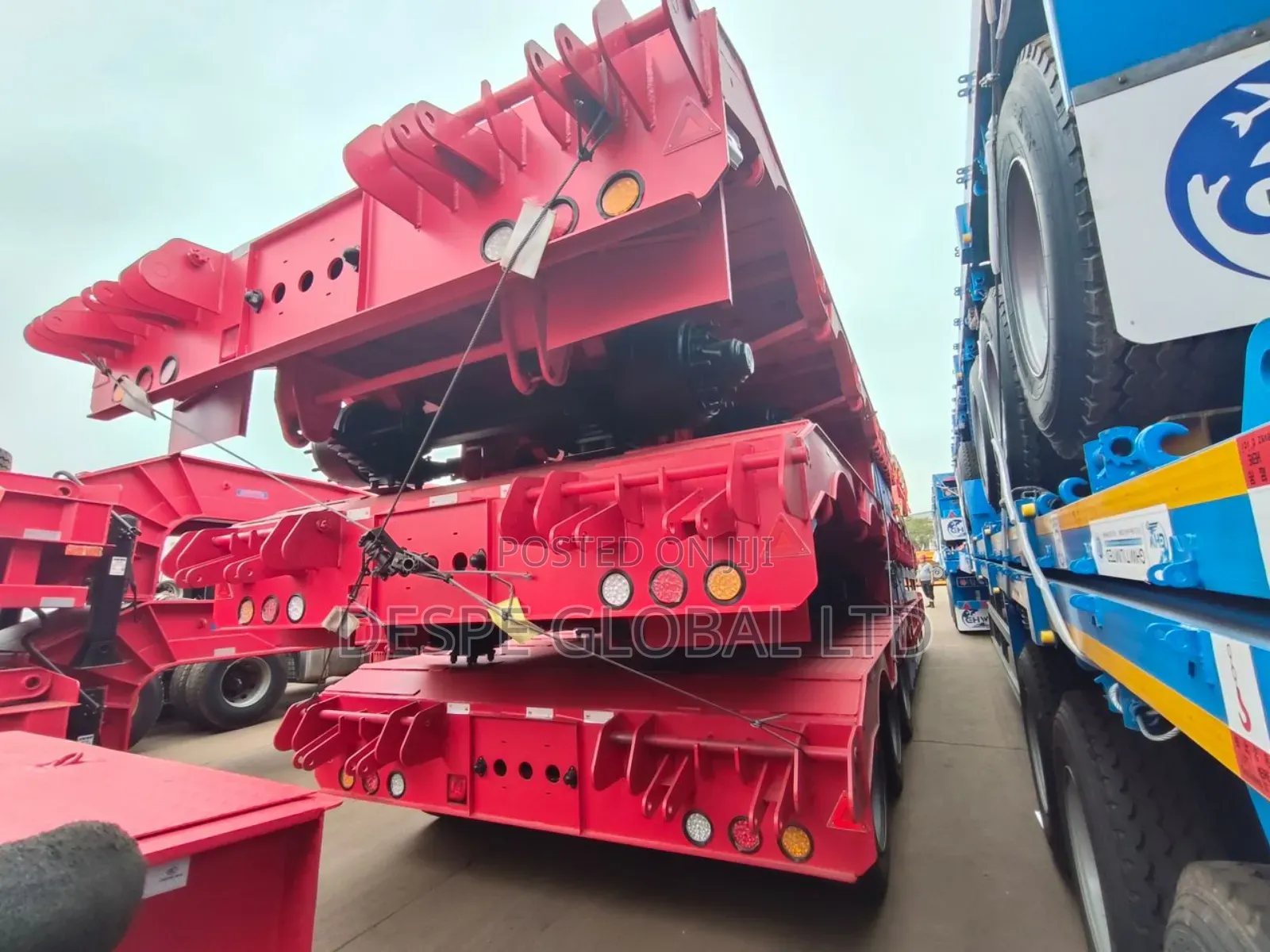 80tons Brand New Backloader Lowbed Trailer