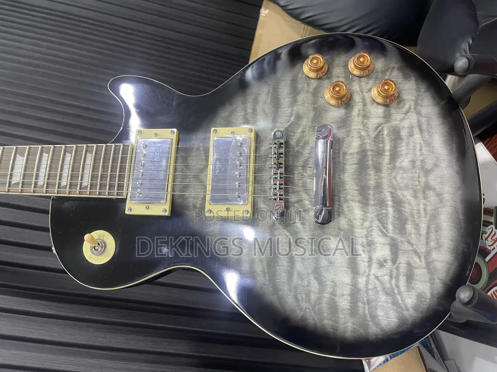 Gibson Les Paul Style Electric Guitar Dual Humbucker Pickups