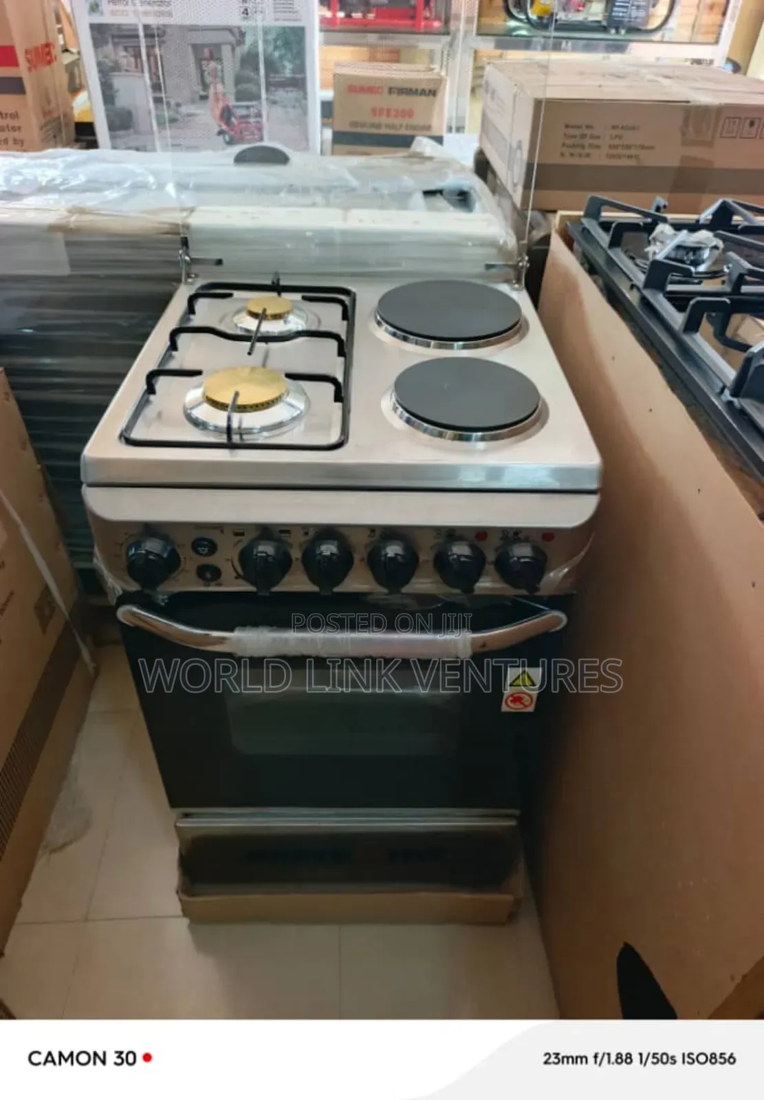 Restpoint Gas Cooker 2 Gas 2 Electric Burners