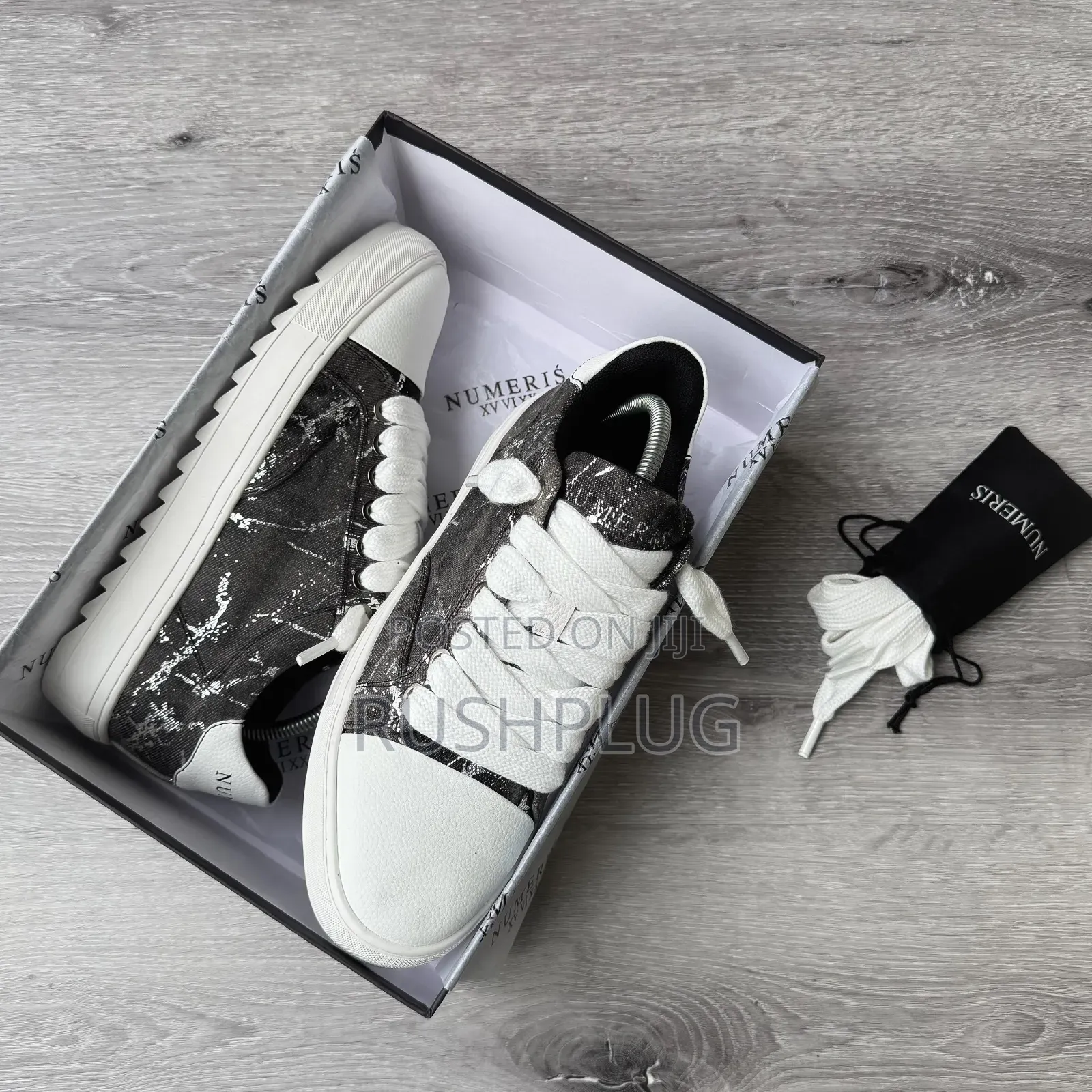 Numeris Atelier “Trashed Denim” Sneakers